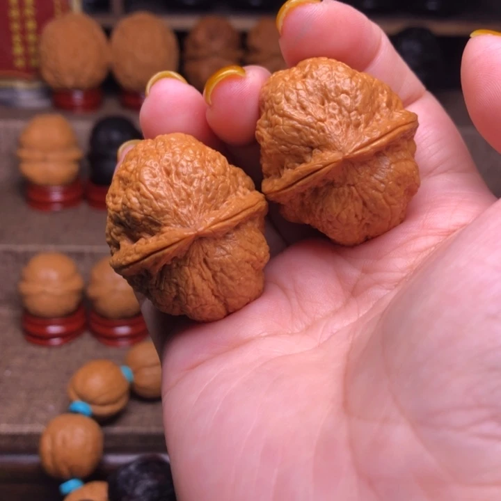 把件橄榄核22呱呱来财36尺