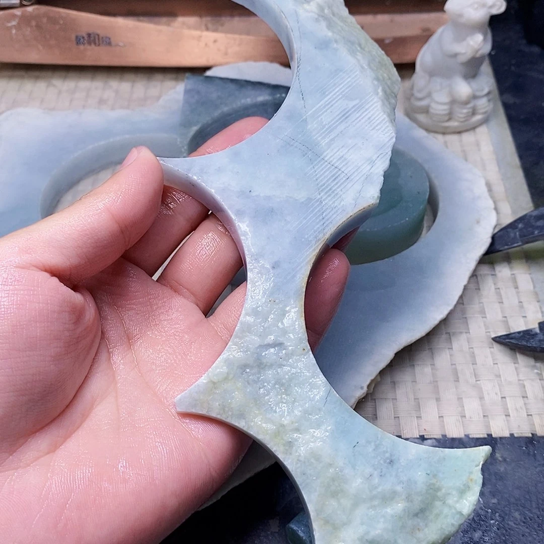 翡翠未镶嵌颈饰888