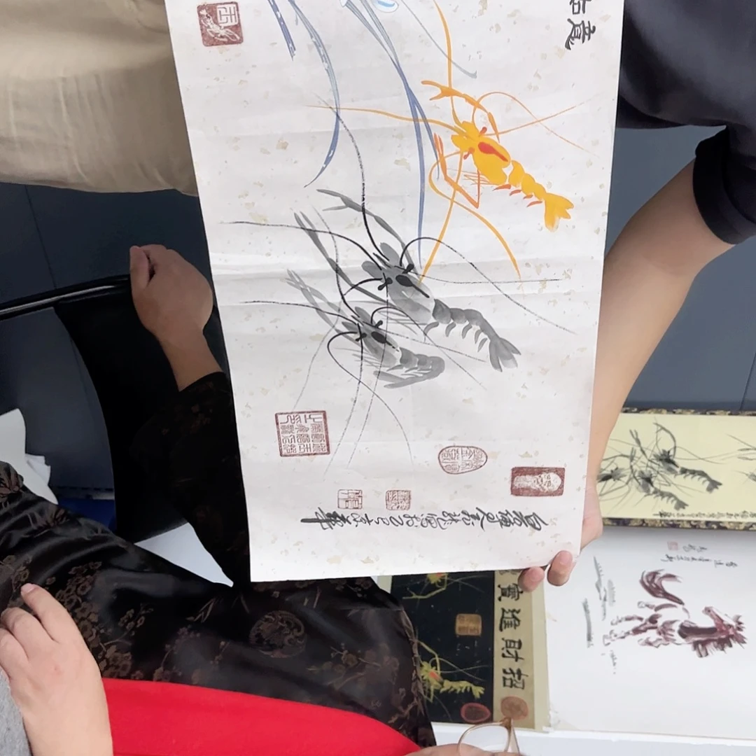 国画艺术家的作品