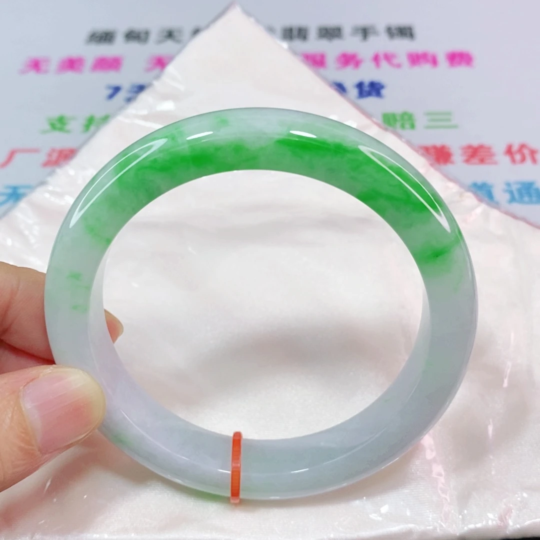 未镶嵌手镯翡翠60.6圈口正圈