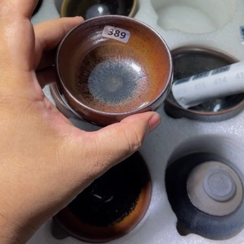 茶盏原矿原釉柴烧建盏