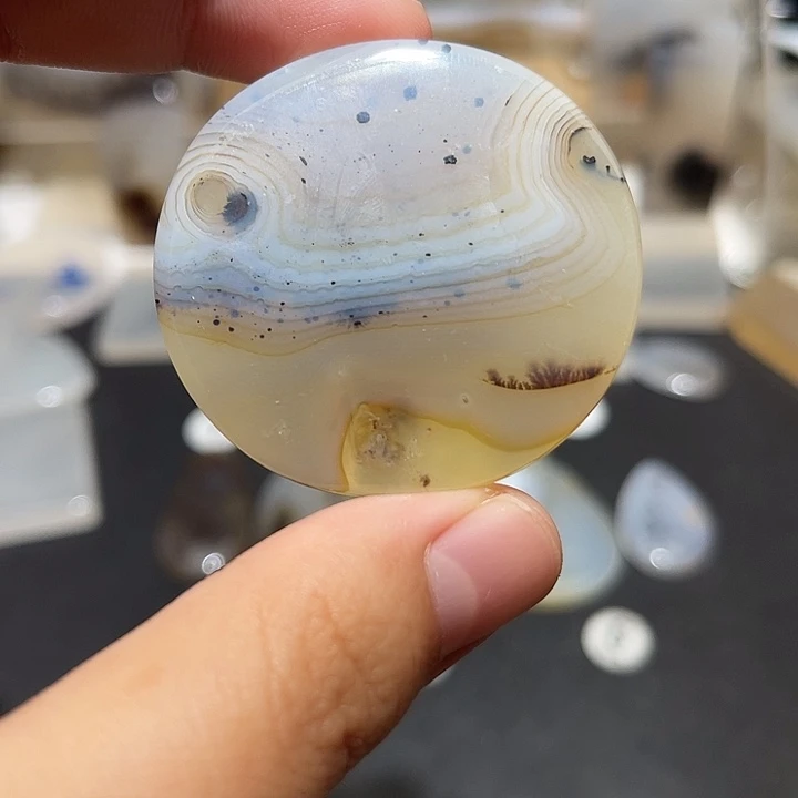 未镶嵌发饰玛瑙/玉髓