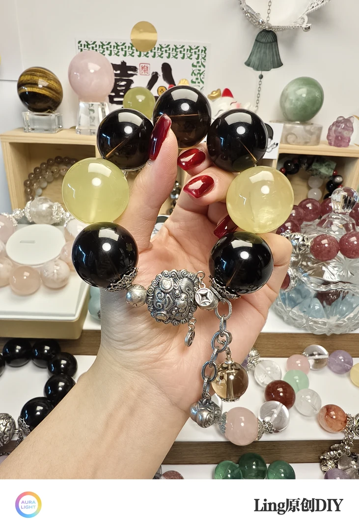 800银手链 Ling原创DIY手串