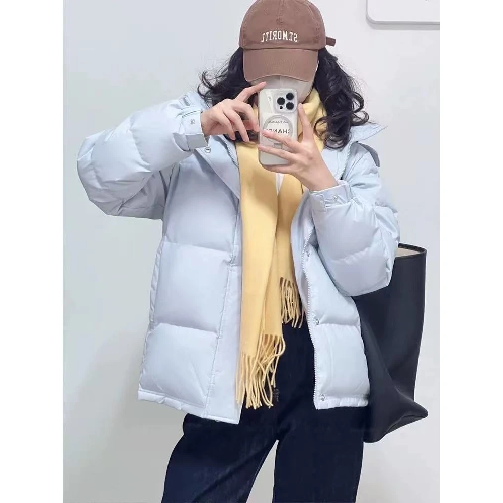 【A881-A890】时尚短款落肩袖冬季刺绣长袖休闲常规款保暖