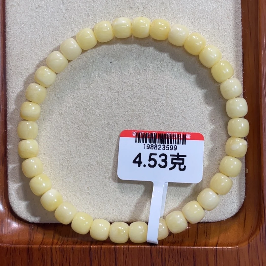 未镶嵌蜜蜡手链蜜蜡