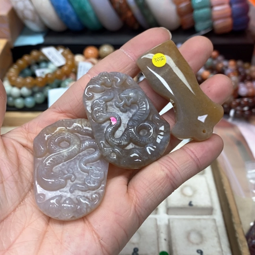 硅化珊瑚（珊瑚玉）手链未镶嵌花117