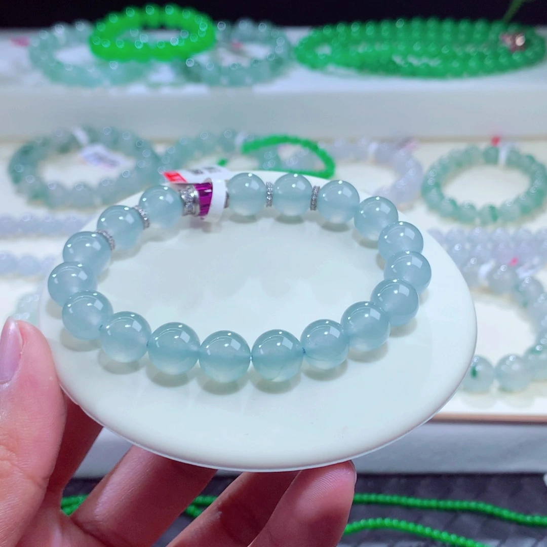 未镶嵌手链翡翠卡10