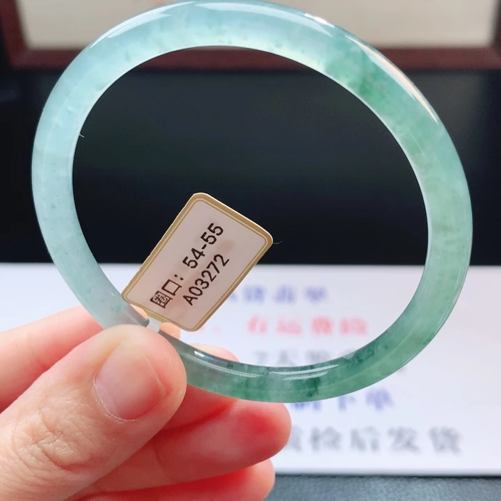 翡翠未镶嵌手镯翡翠手镯56