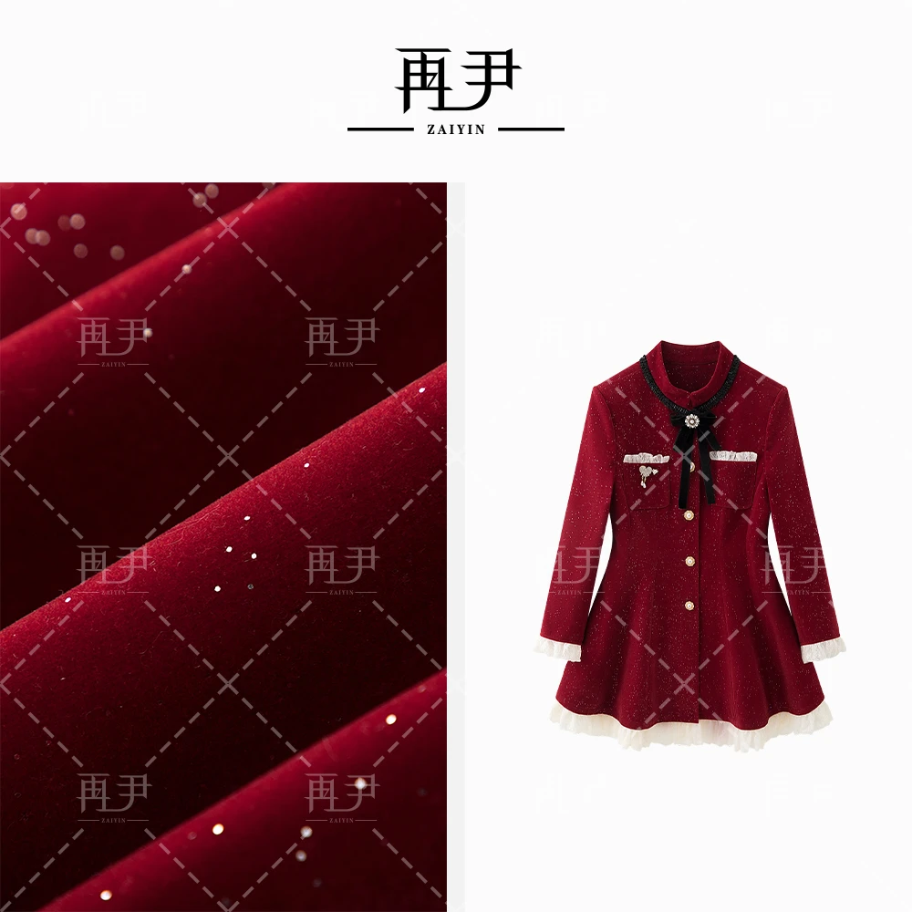 【火红樱桃】小众设计师减龄气质百搭时尚定制连衣裙G24DT021100