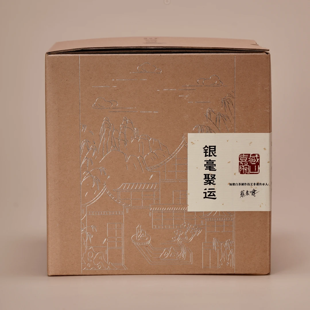 蔡晨啸 银毫聚运 2024特级白毫银针 250g 白茶 福鼎白茶