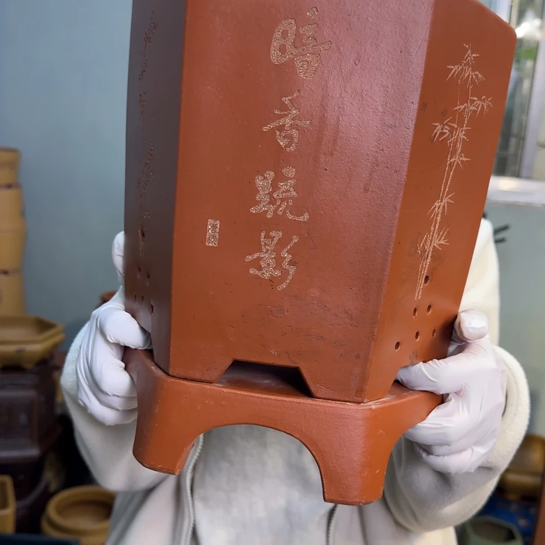 紫砂花盆紫砂口径20