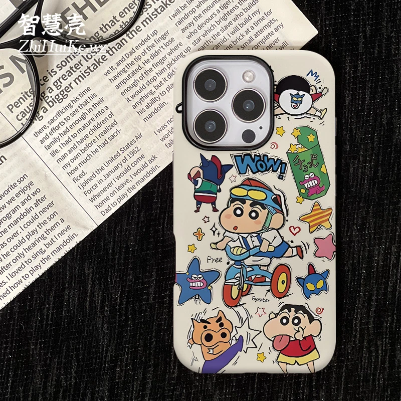 全家福小新磁吸支架菲林壳 适用于苹果/华为/小米/vivo/oppo