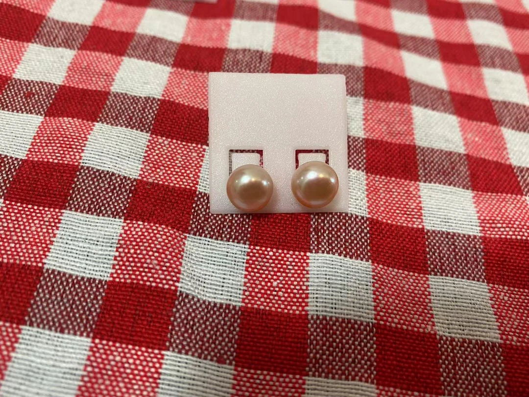 非金属仿珍珠耳饰 月亮-珠珠耳钉气质时尚百搭  颜色随机