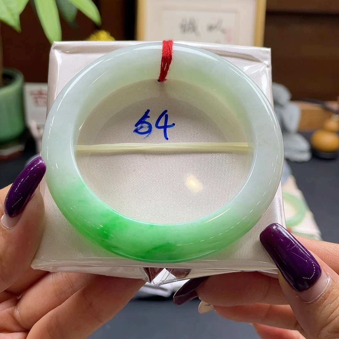 翡翠未镶嵌手镯36 号链接