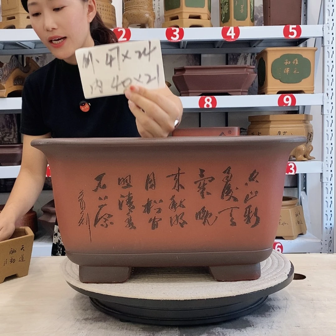 紫砂花盆紫砂花盆