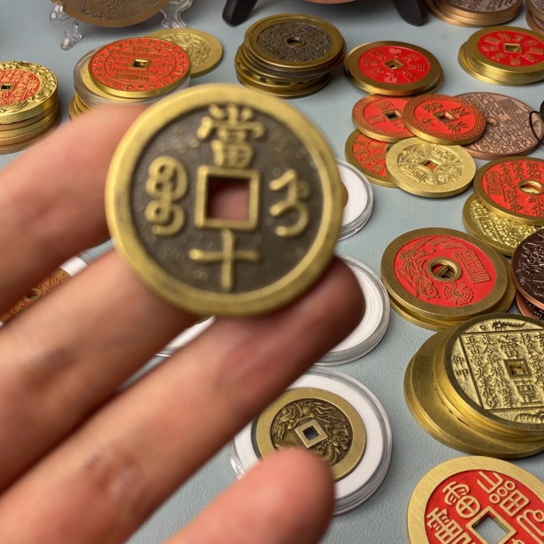 铜现代仿制工艺文创铜币