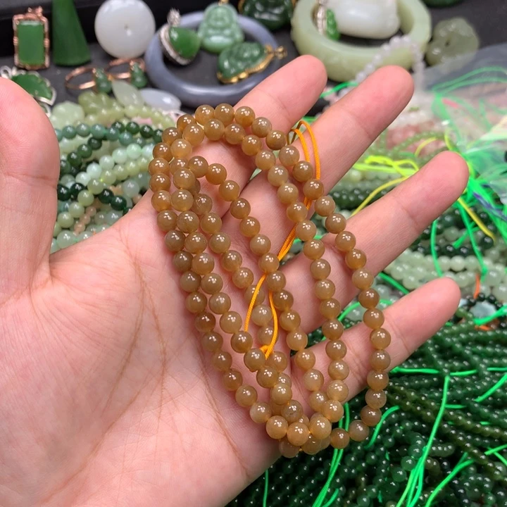 自***浪和田玉未镶嵌手链30