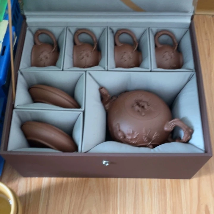 豪***人底槽青茶壶紫砂艺术作品