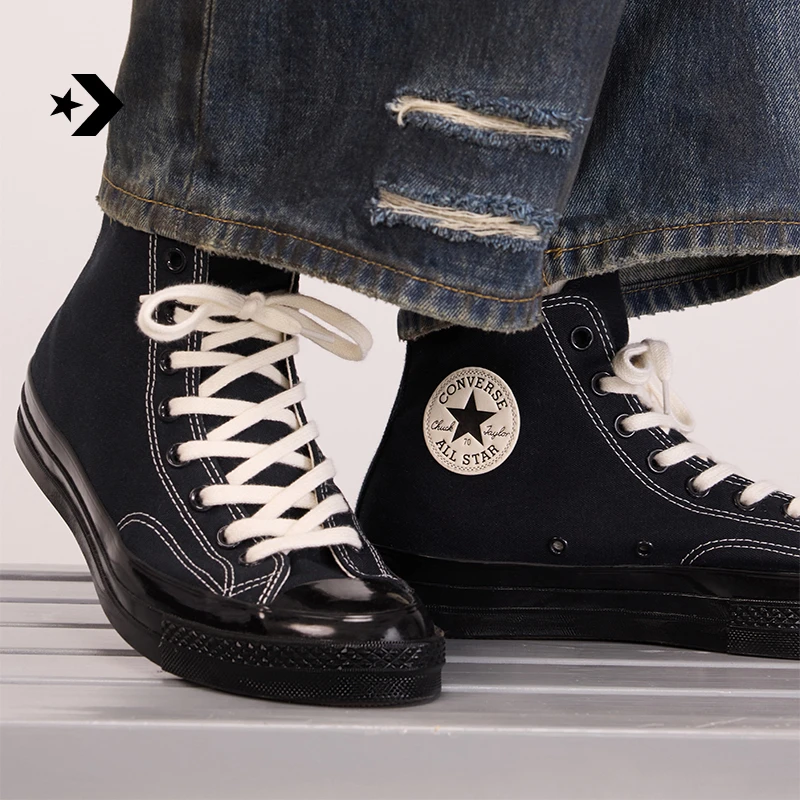 匡威1970S新品男女高帮黑武士休闲板鞋CONVERSE A17937C