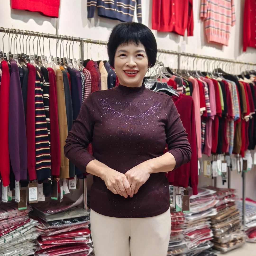 【善雅秋冬打底】25年新款打底半高领舒适百搭中老年女装88210