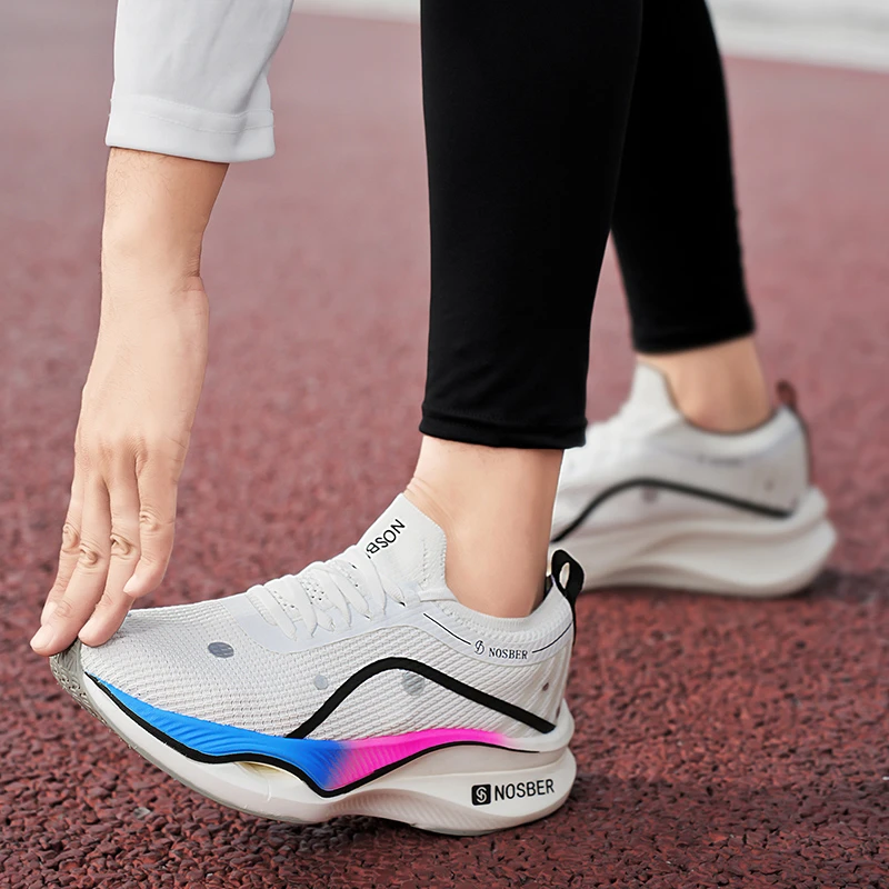 跑步鞋中考体测减震轻便竞速训练专业休闲运动鞋子男鞋透气缓震