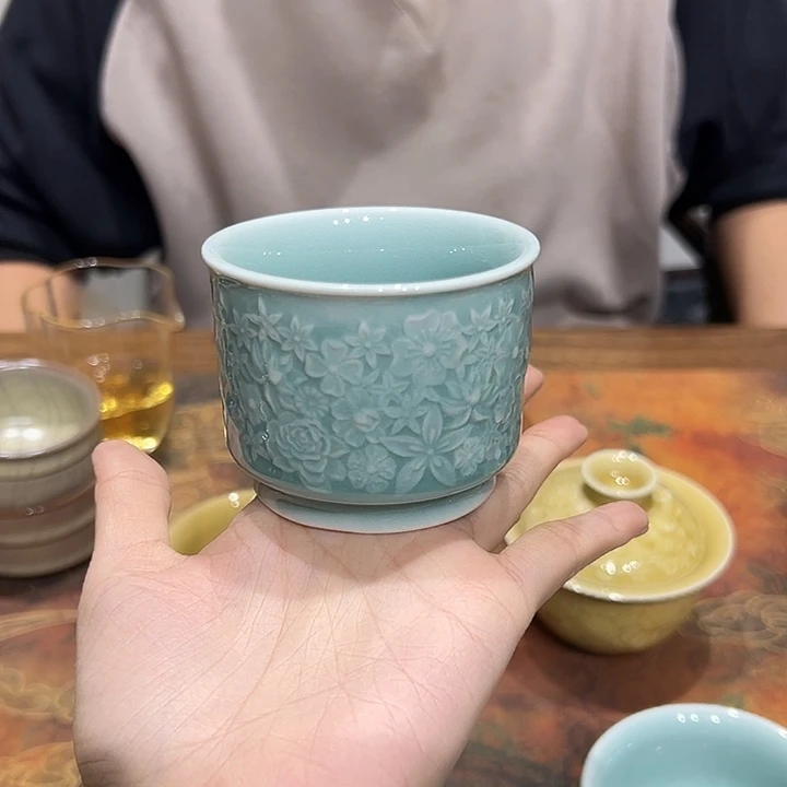 云间青瓷龙泉小米茶器