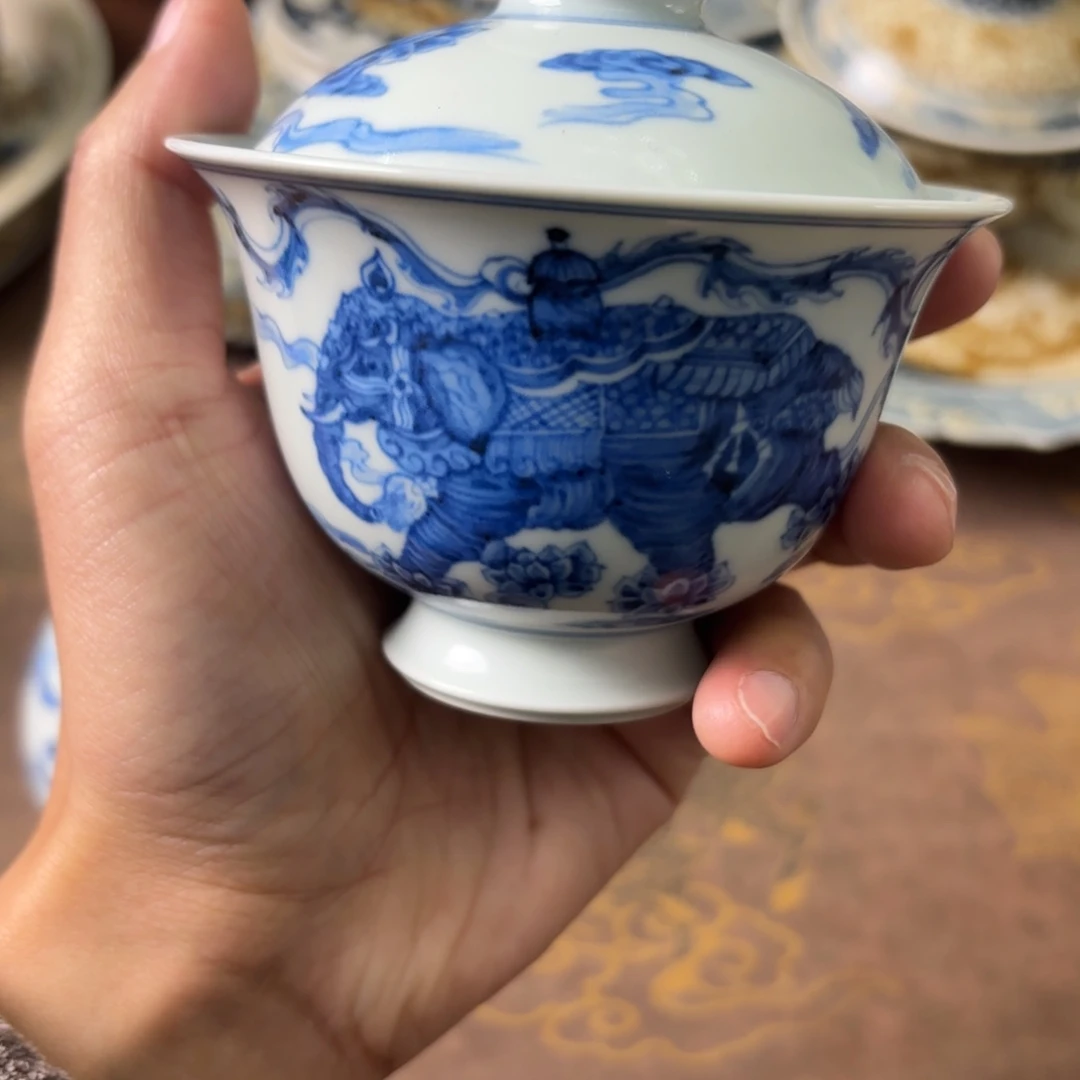 陶瓷摆件景德镇手绘茶器
