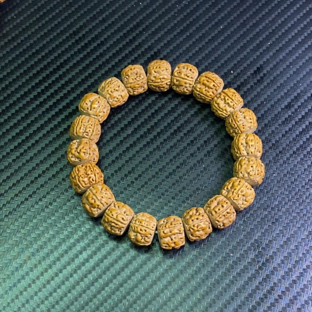 吊坠金刚菩提盘龙纹直切单圈
