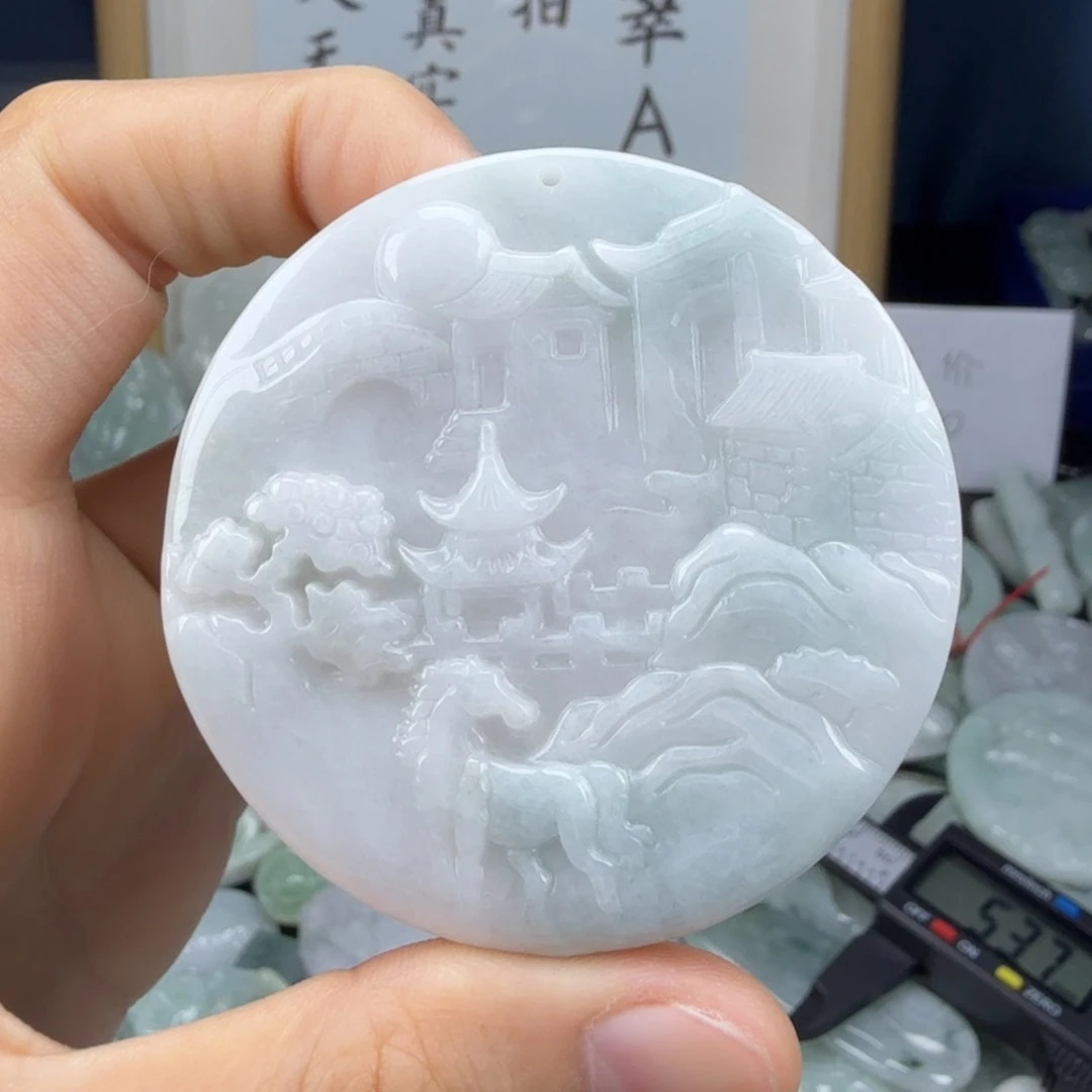 颈饰未镶嵌翡翠翡翠