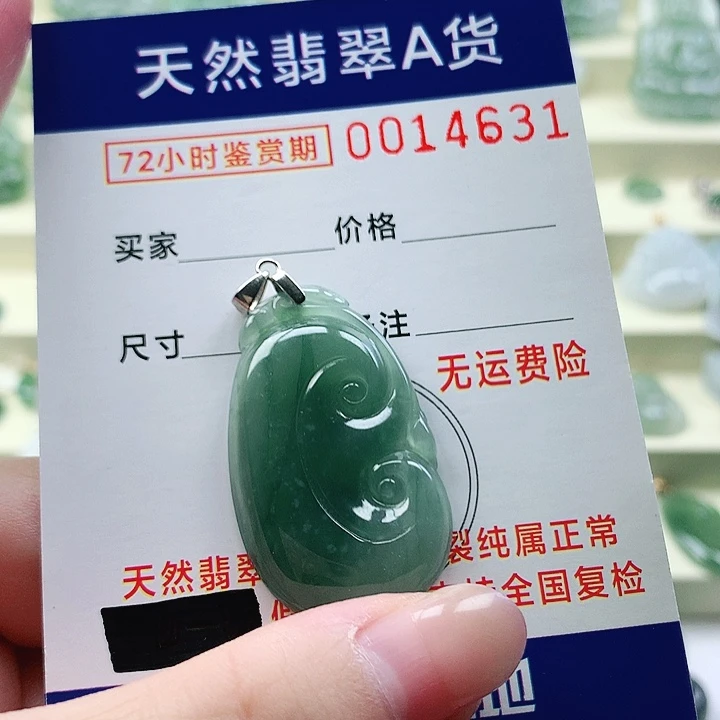 颈饰未镶嵌翡翠吊