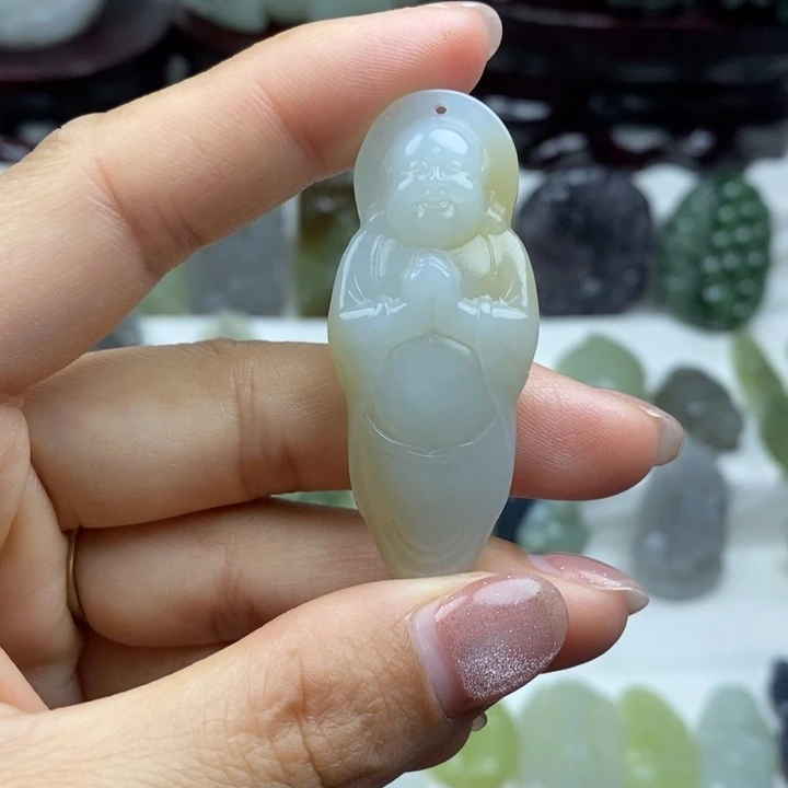 和田玉未镶嵌颈饰26