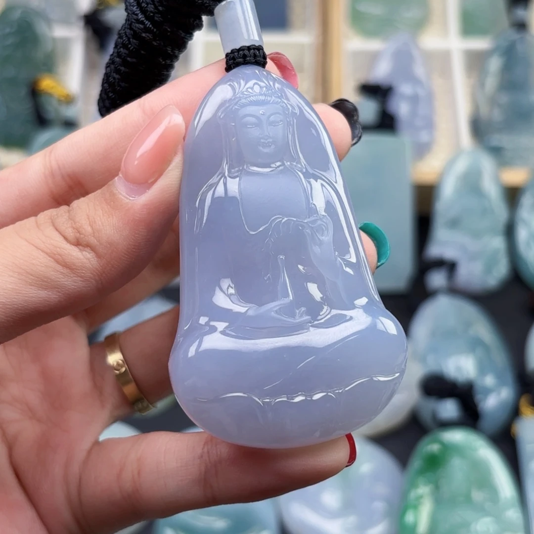 非***凡颈饰未镶嵌翡翠观音