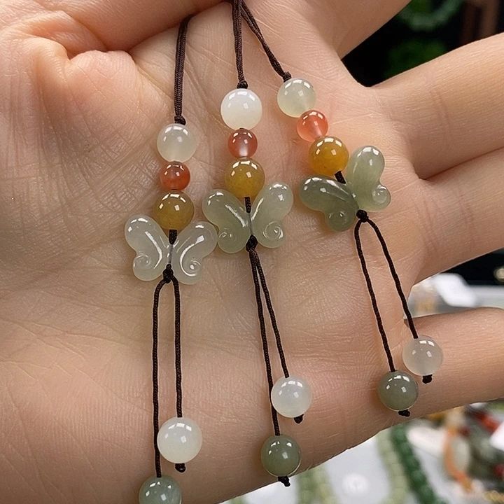 和田玉未镶嵌手机链