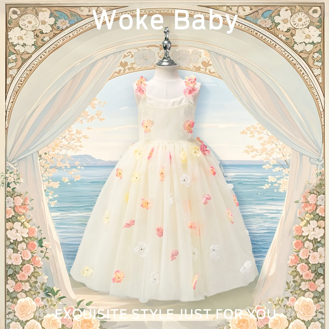 【现货】【林间浮夏】女童夏季可爱中大童中领套头汉服连衣裙S5328