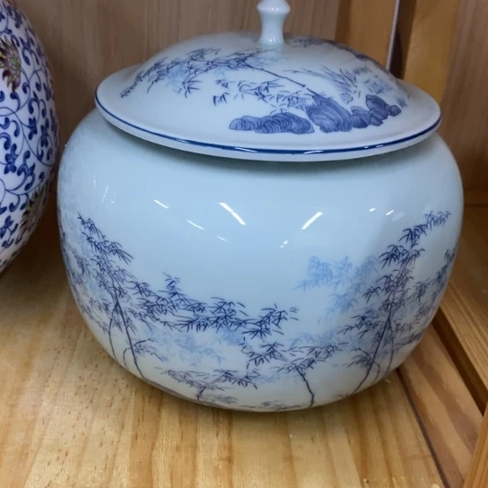 瓷片陶瓷茶叶罐密封罐