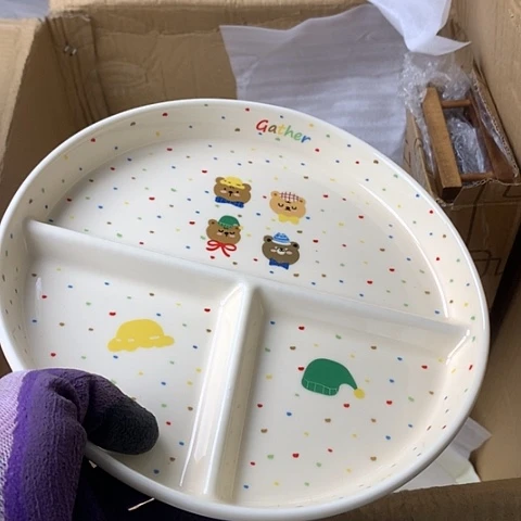 盘陶瓷制品满25拼单发货默认微瑕