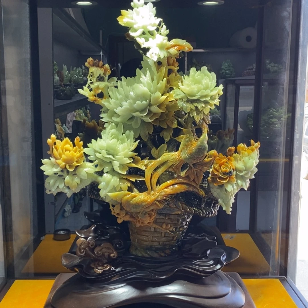 蛇纹石玉未镶嵌珠宝奇石