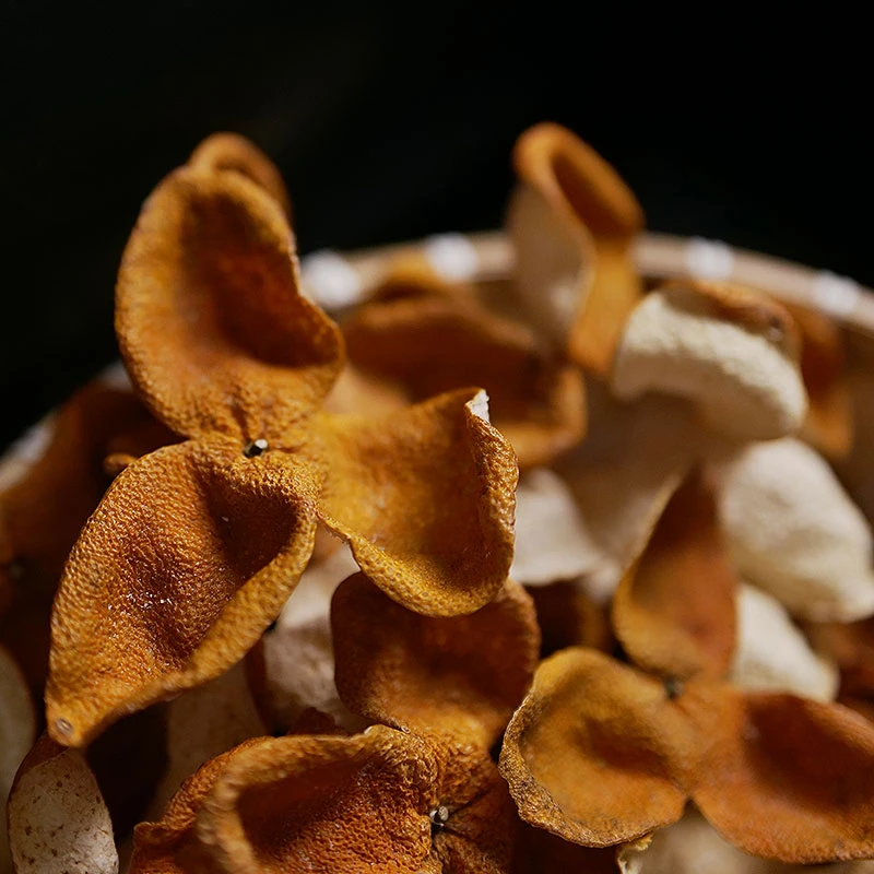 【冬后皮】2024年正宗圈枝新会天马核心产区陈皮冬后皮天然生晒干仓