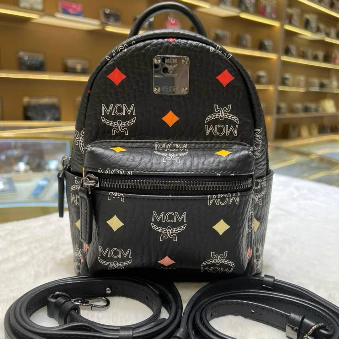 胖虎佳佳/MCM/95新/公价0/箱包/双肩包/31B2509190009