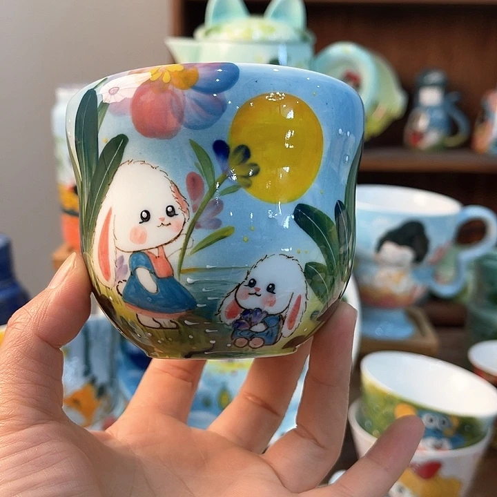 陶景德镇釉下手绘陶瓷