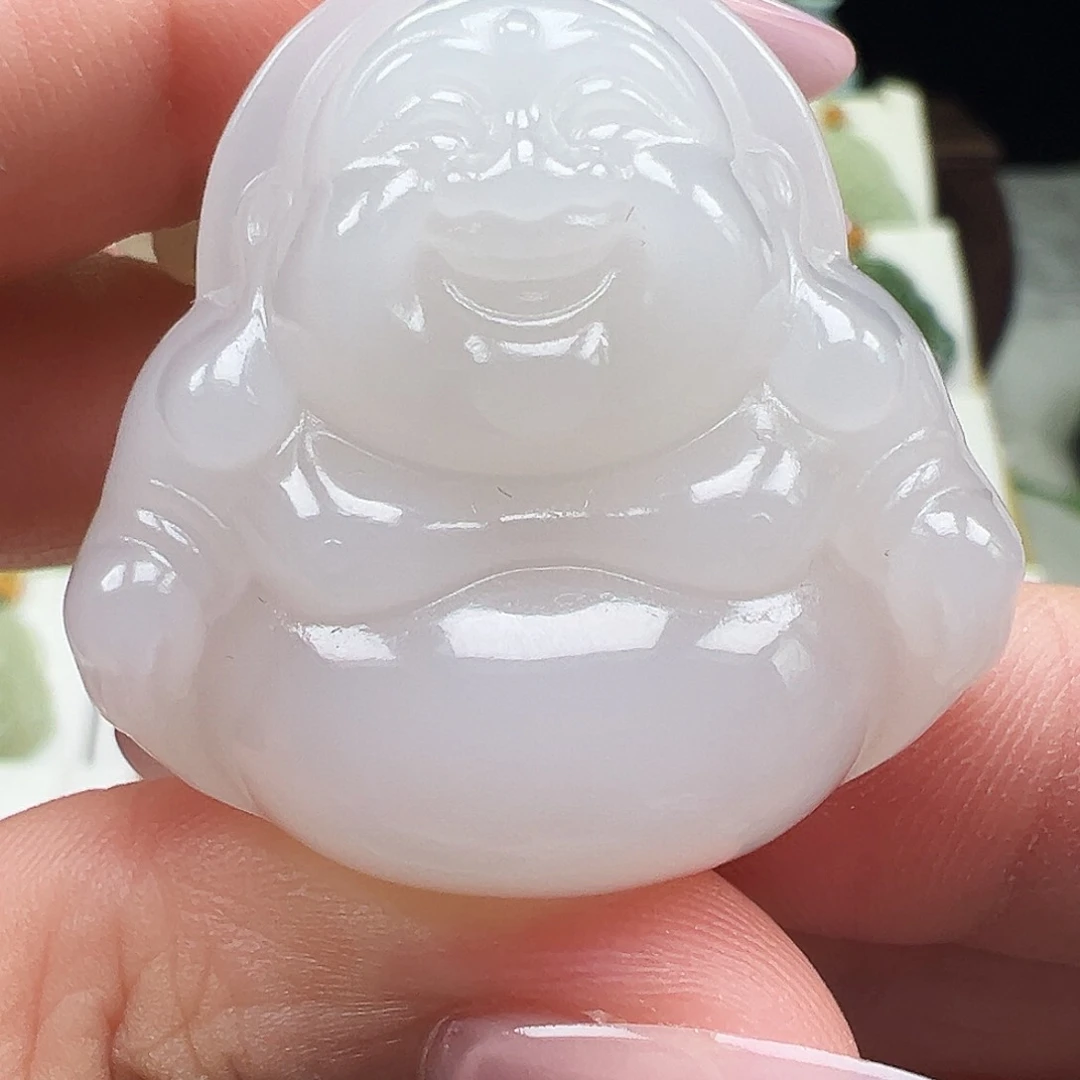 和田玉未镶嵌吊坠(赠链)