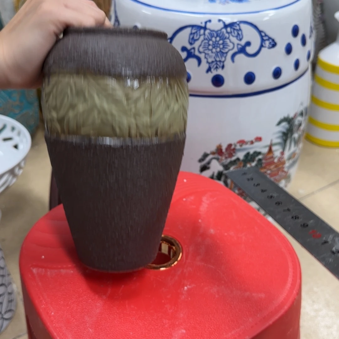 瓷片陶瓷工艺花瓶摆件