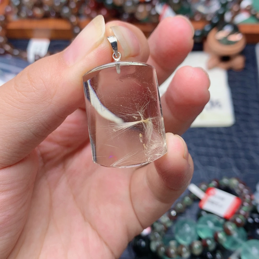 水晶吊坠(赠链)合金