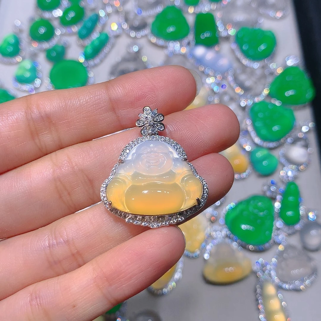 玛瑙/玉髓颈饰银S925镶嵌陈****3