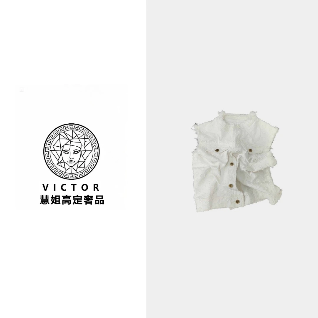 【慧姐专属】印花潮流时尚休闲宽松马甲BU344