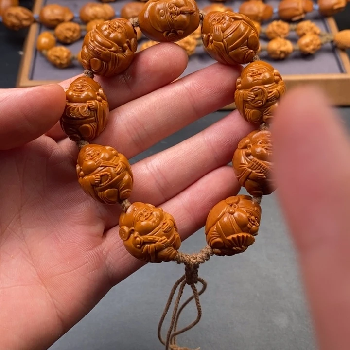 橄榄核手串/手链手工捂脸