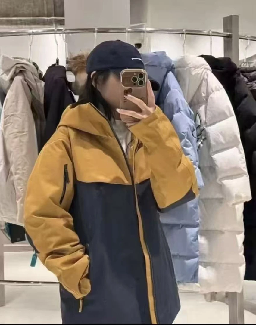 小麦C休闲舒适户外男女款羽绒服 HZ