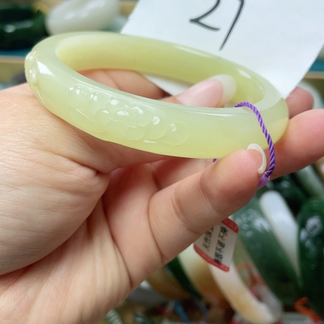 未镶嵌手镯和田玉圈口58