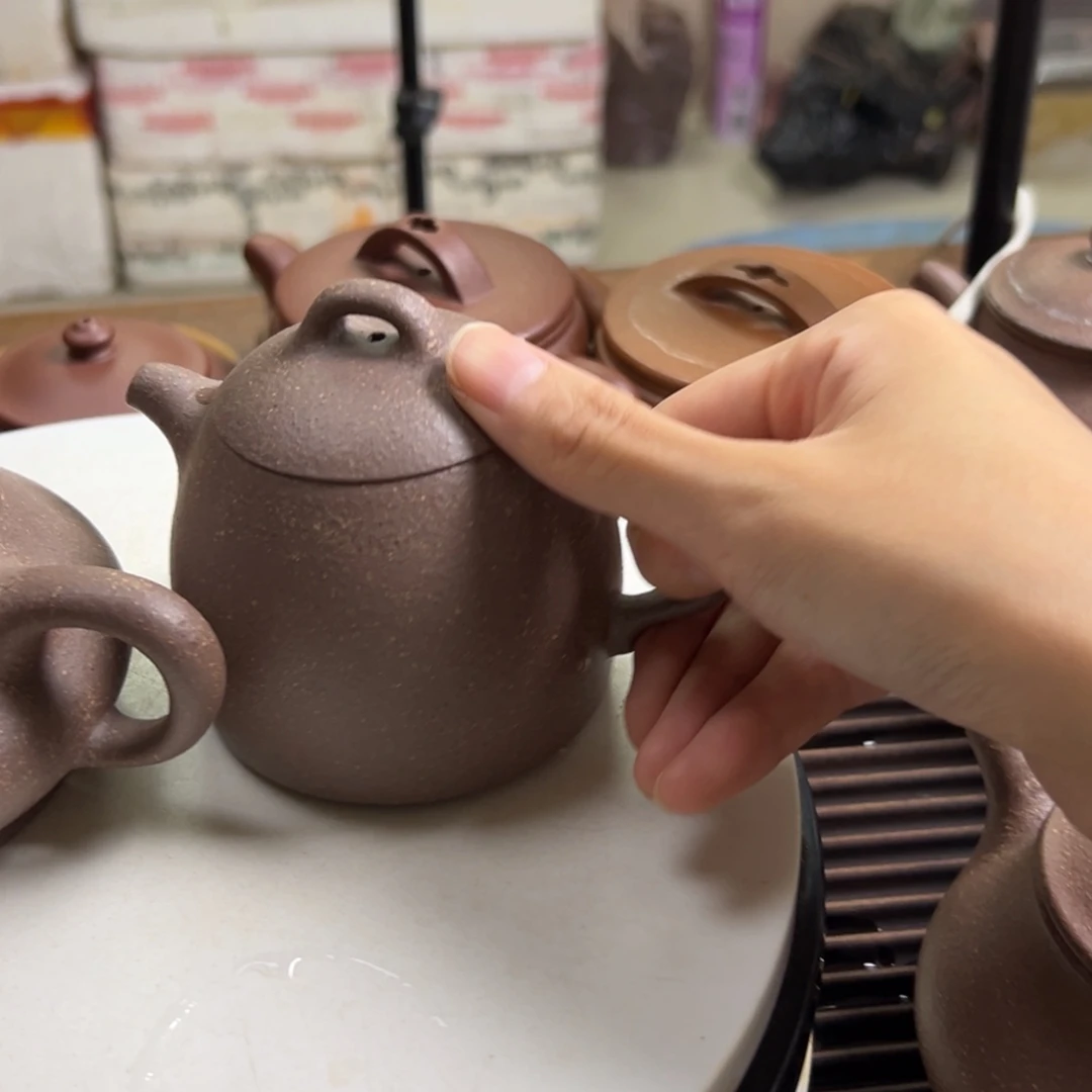 有****茶壶紫砂五彩段泥秦权170