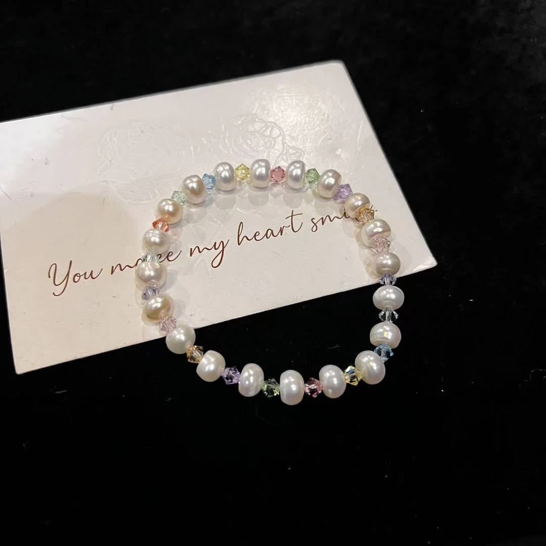 F891 天然淡水珍珠设计款手串 多样性发一